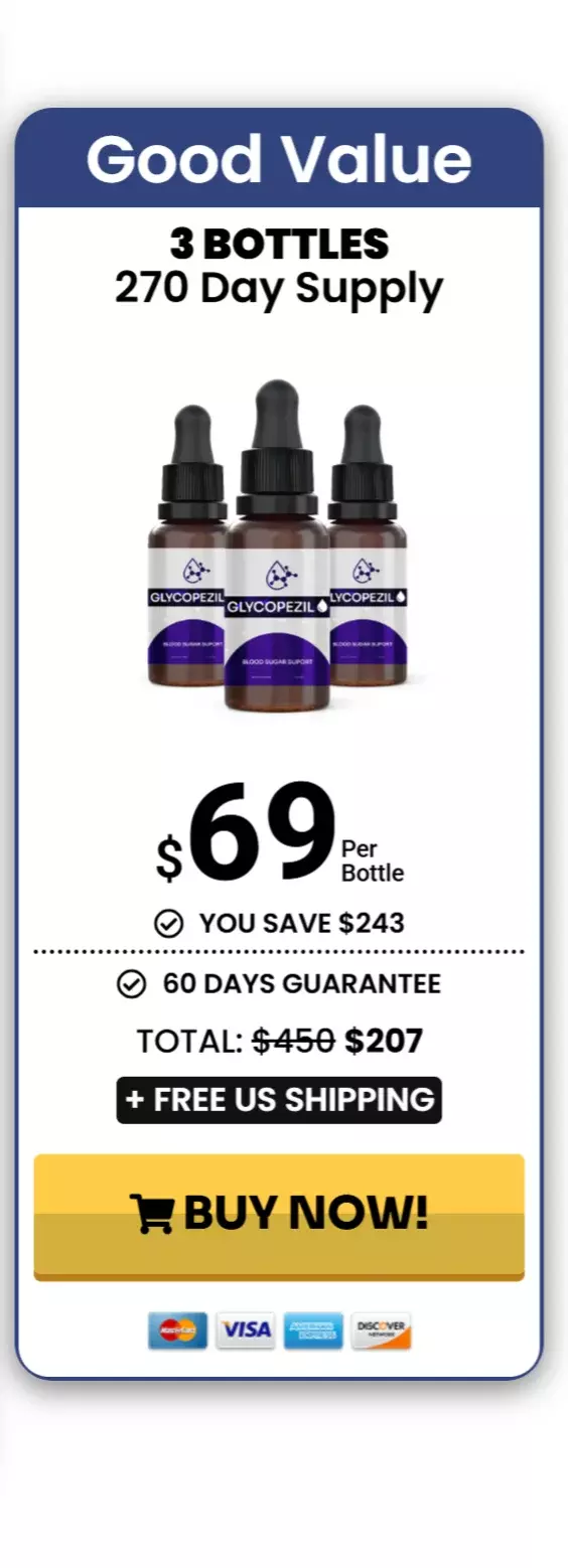 GlycoPezil™ 3 bottles pricing